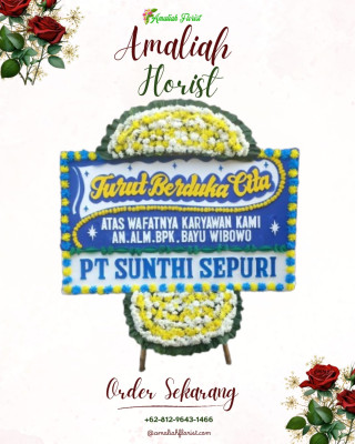 Papan Bunga Duka di Setia