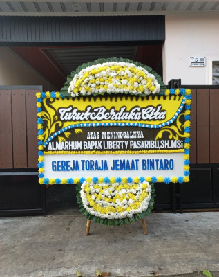 Papan Bunga Duka di Setia